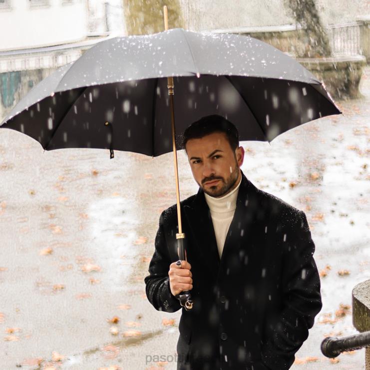 ομπρέλα | PASOTTI 479 6768-1 k1ne - μαύρη ομπρέλα πάνθηρα 2N6B819 άνδρες